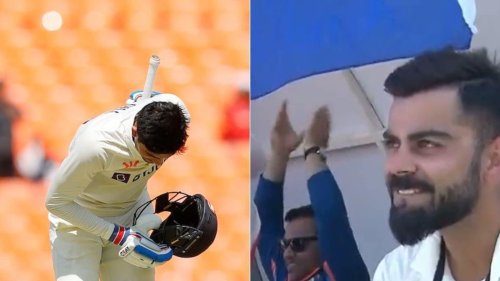 IND Vs AUS, 4th Test: Kohli's Reaction To Shubman Gill's First Test ...