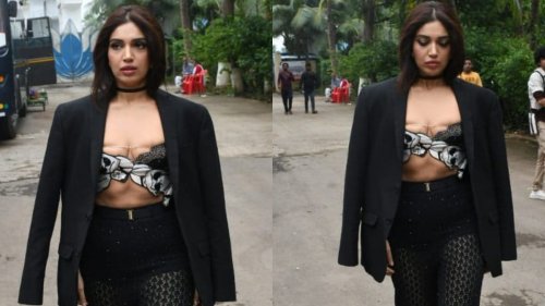 Sexy! Bhumi Pednekar Sizzles In Racy Bralette And See-Through Pants, Video Goes Viral; Watch