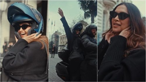 Deepika Padukone Speaks In French, Explores Paris On A Scooty In Fun BTS Video | Watch