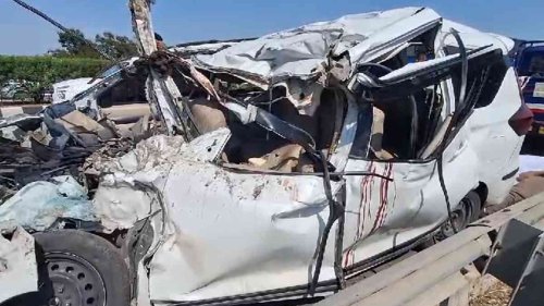 Harrowing! 10 Dead After Car Rams Into Tanker On Ahmedabad-Vadodara Expressway, Disturbing Visuals