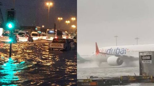 WATCH: Dubai Flooded As The City Hit By Year’s Rainfall In A Day, Flights Diverted