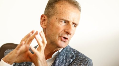 VW-Chef Herbert Diess besorgt: „Es ist traurig in Deutschland“