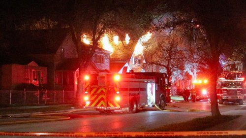 Major fire leads to the destruction of vacant Arlington Street house