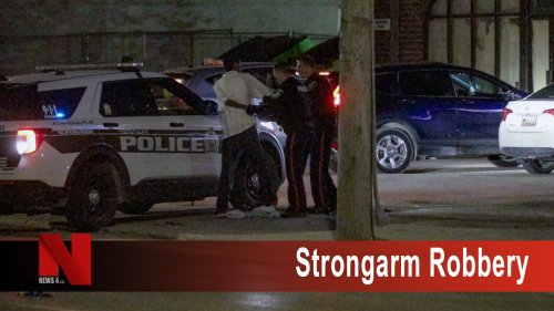 Two in custody after a strongarm robbery on Balmoral Street