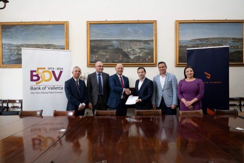 The Malta Chamber renews Gold Partnership with Bank Of Valletta