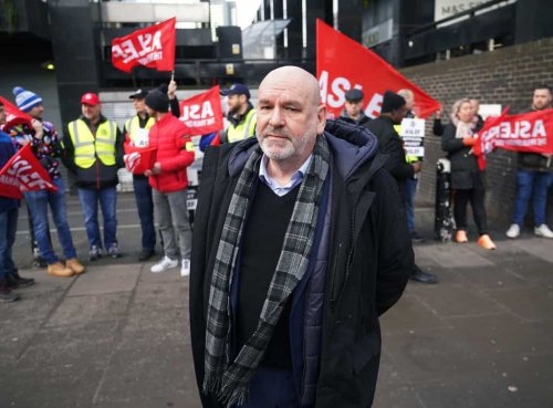 Train driver union boss delayed by ‘bloody rail strikes’ as members walk out