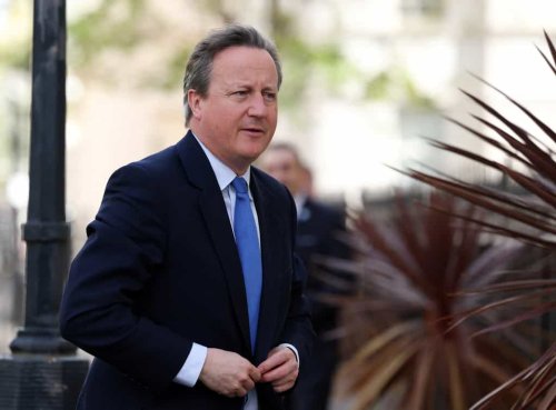 Lord Cameron lands in Israel for talks after Iran drone attack