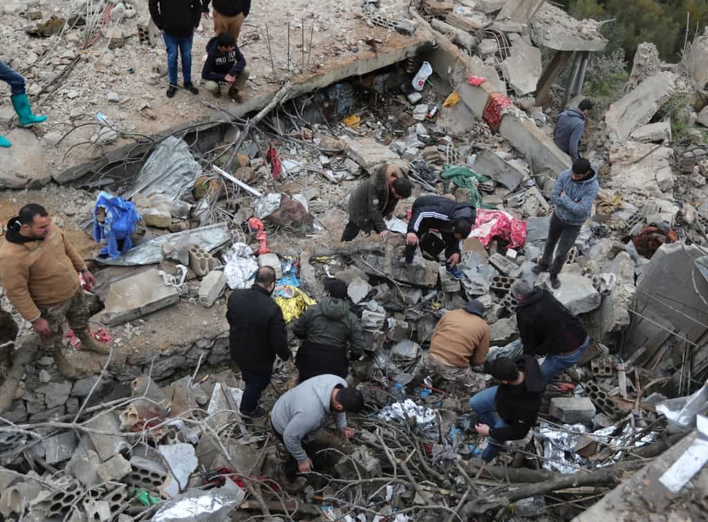 Paramedics among 16 people killed by Israeli airstrikes in Lebanon