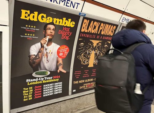 Ed Gamble told to remove hot dog from tour advert on London Underground