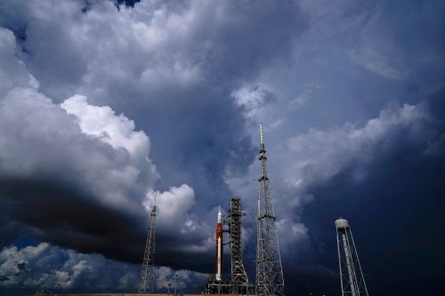 Nasa postpones launch of moon rocket because of tropical storm