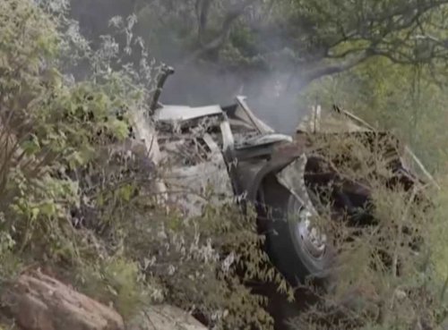 Girl, 8, the sole survivor as 45 die in bus crash off South Africa bridge