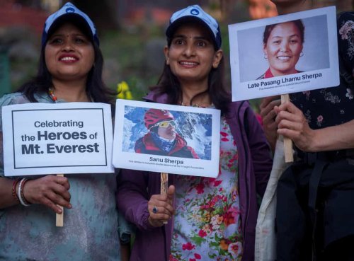Nepal honours Sherpa guides to mark 70th anniversary of Mount Everest conquest