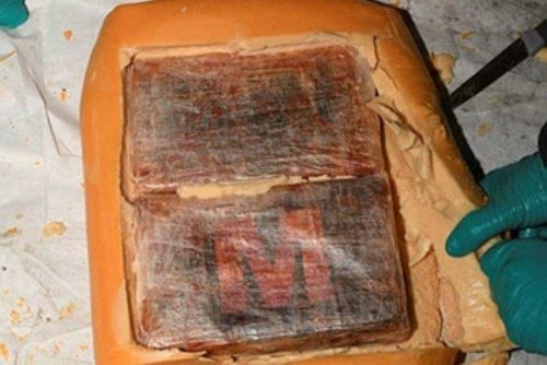 Two jailed after cocaine found hidden inside blocks of cheese