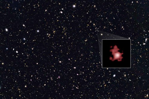 We may have seen a huge explosion in the oldest galaxy in the universe