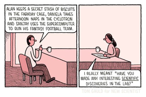Tom Gauld on new discoveries in the lab