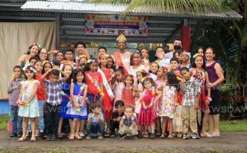 Migrant Children Give Crown To Their Miss World Trinidad And Tobago ...