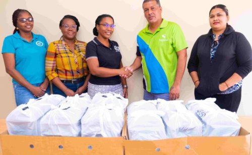 Sagicor gives meals to regional corporations