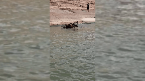 Man catches more than just fish at Kansas lake