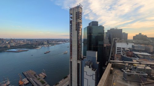 Leaning New York skyscraper where worker died could be abandoned