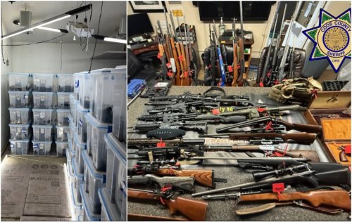 Thousands of mushrooms, arsenal of guns, grenades seized from Oregon ...