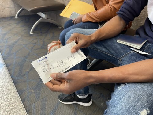 Airline passengers getting bumped as asylum-seekers vie for standby seats
