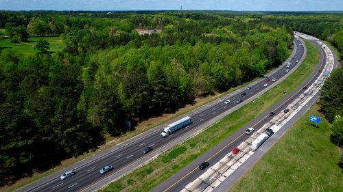It may seem like workers simply quit repaving I-40 near Cary, but they’ll be back