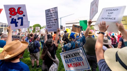Thousands march in Raleigh, Durham and across NC to protest Trump policies