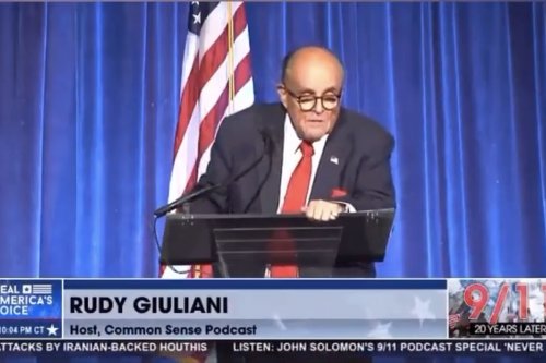 Video Shows 'Drunk' Rudy Giuliani Slurring Words In 9/11 Speech Weeks After Saying He's 'Not An Alcoholic'