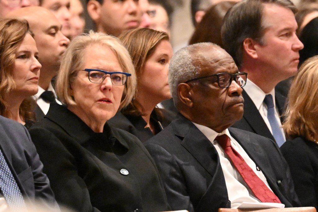 The Irony: Clarence Thomas Complains He And His Wife Ginni Have Been Targeted By 'Lies' And 'Negativity'