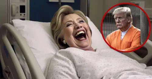 Hillary Clinton hospitalised after dangerously prolonged laughing fit