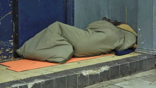 Doncaster homeless man delighted with upgrade that now sees him sleeping under the 'bright lights of a big city'