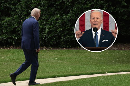 President Joe Biden's Walk Mocked After State Of The Union Address ...