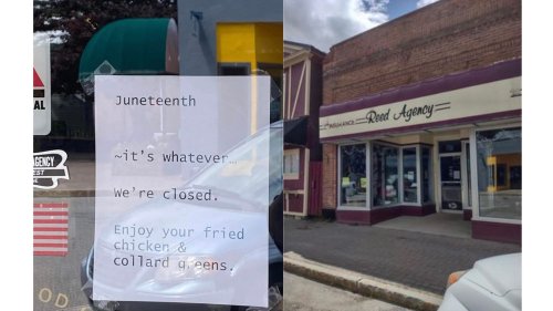 Company Slammed for 'Racist' Juneteenth Sign: 'Enjoy Your Fried Chicken'