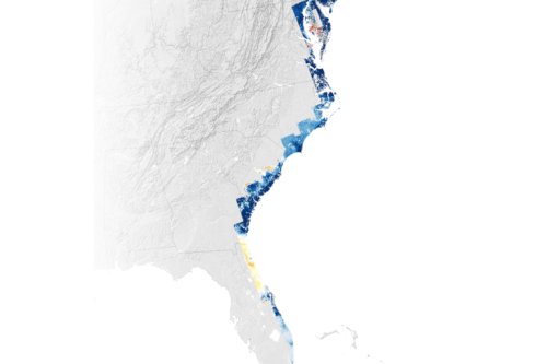 NASA Images Show Where US East Coast Is Sinking