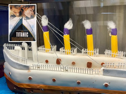 "Bad taste": Titanic sinking birthday cake sparks debate