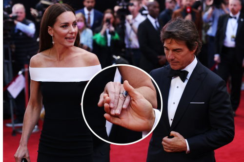 Kate Middleton's Reaction to Tom Cruise Hand Holding Divides Opinion Online