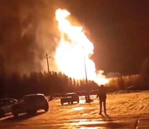 Explosion Rocks Gas Pipeline in Russia