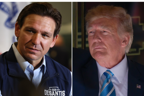 DeSantis and Trump Trade Blows in New Battle Over 'Woke'