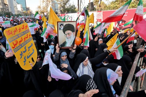 Facing Unrest, Iran Credits U.S. Wars in Helping Islamic Republic Survive