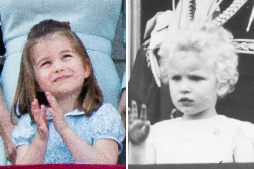 Princess Charlotte and Anne's 'Parallel' Palace Balcony Moments Go Viral