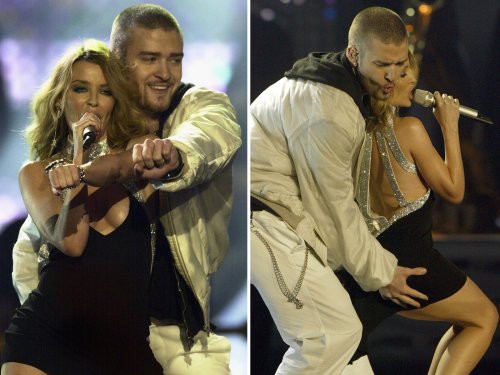 Justin Timberlake Grabs Kylie Minogue's Butt in Old Clip, Fans Incensed