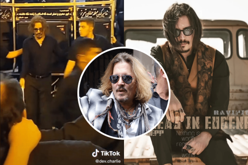 Viral Johnny Depp Look-Alike Spotted in Iran is Professional Model