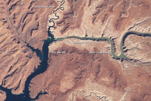 Lake Powell Before and After the Drought