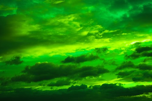 Green Skies, Ominous Clouds in South Dakota as Wicked Storms Whip Eastward