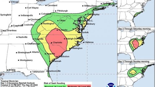 Ian Regains Hurricane Strength As It Heads To South Carolina