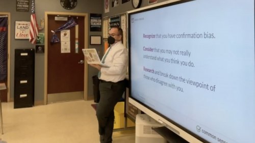 Florida Teacher Helps Educate Students On Deciphering Fake News