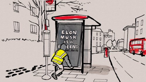 The Guerrilla Marketing Campaign Against Elon Musk