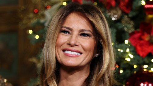 Unfiltered Pics Of Melania Trump That Prove She Loves Her Makeup Caked On