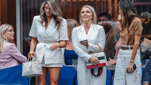 Lindsey Halligan Has Legs For Days & Shows Them Off Around Donald Trump