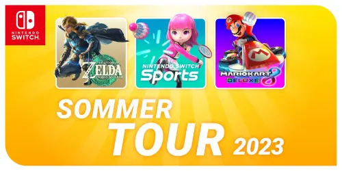 Nintendo Sommertour 2023 auf acht Stadt- und Familienfesten